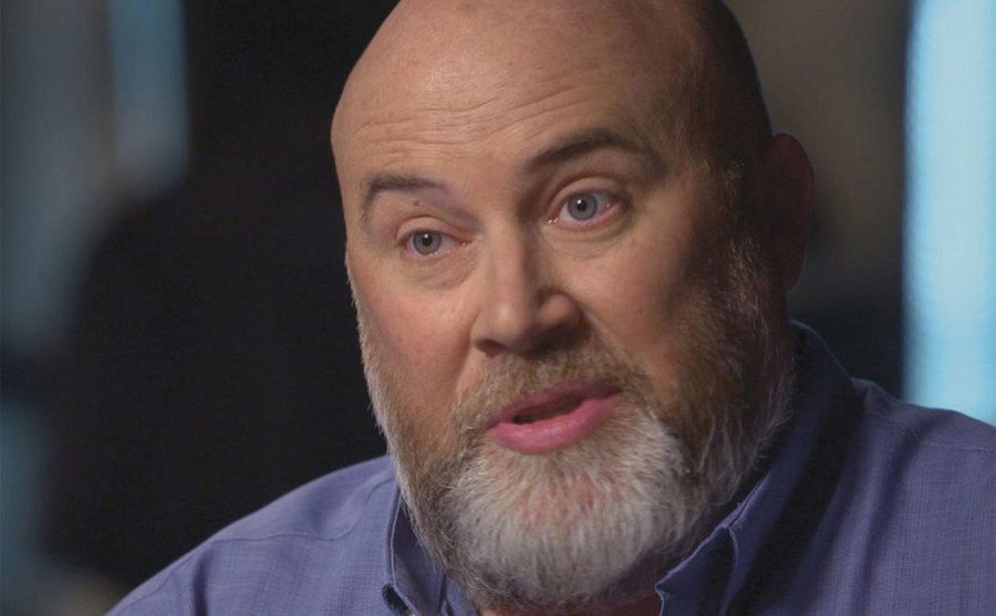 Tim’s brother speaks during an interview.