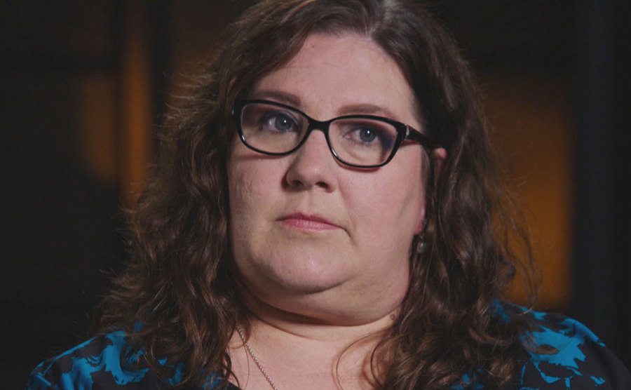 Kim speaks during an interview.