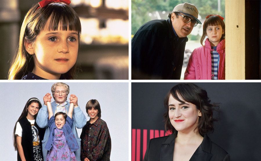 Mara Wilson / Danny DeVito and Mara Wilson / ALT Lisa Jakub, Robin Williams, Mara Wilson, and Matthew Lawrence / Mara Wilson.