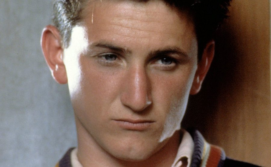 A dated studio portrait of Sean Penn.
