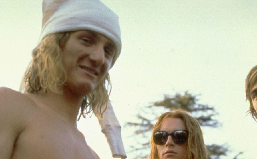 A still of Sean Penn in a scene from Fast Times at Ridgemont High.