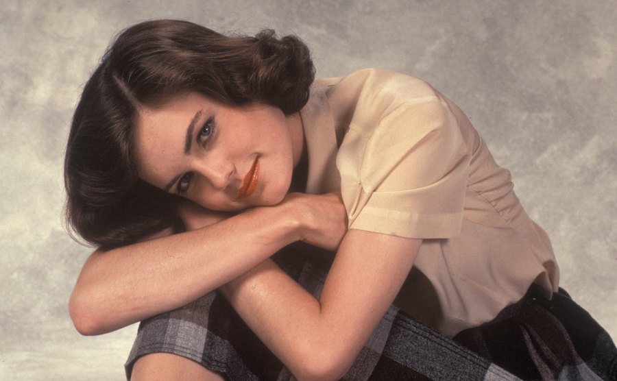 A promotional portrait of Elizabeth McGovern in Racing with the Moon.