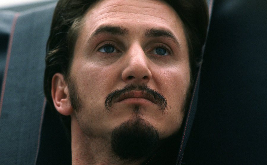 A promotional still of Sean Penn in Dead Man Walking.