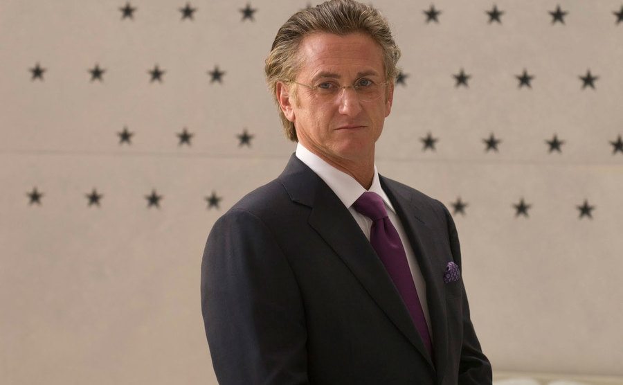 A promotional still of Sean Penn in Fair Game.