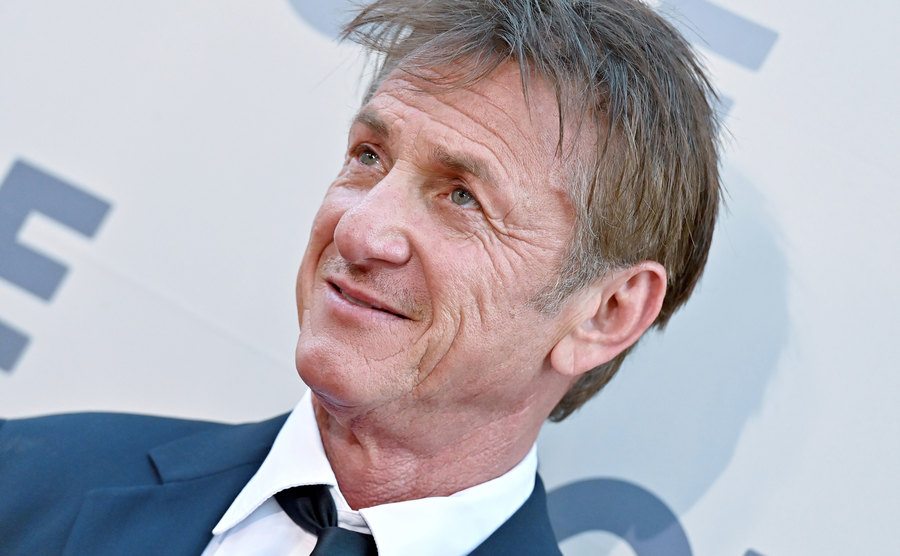 Sean Penn attends an event.