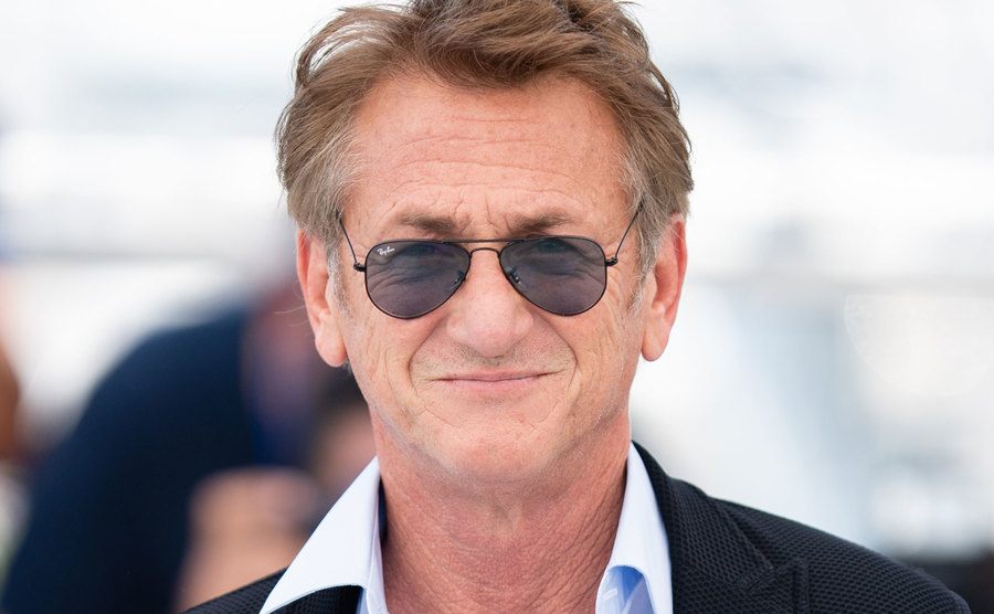 A portrait of Sean Penn.
