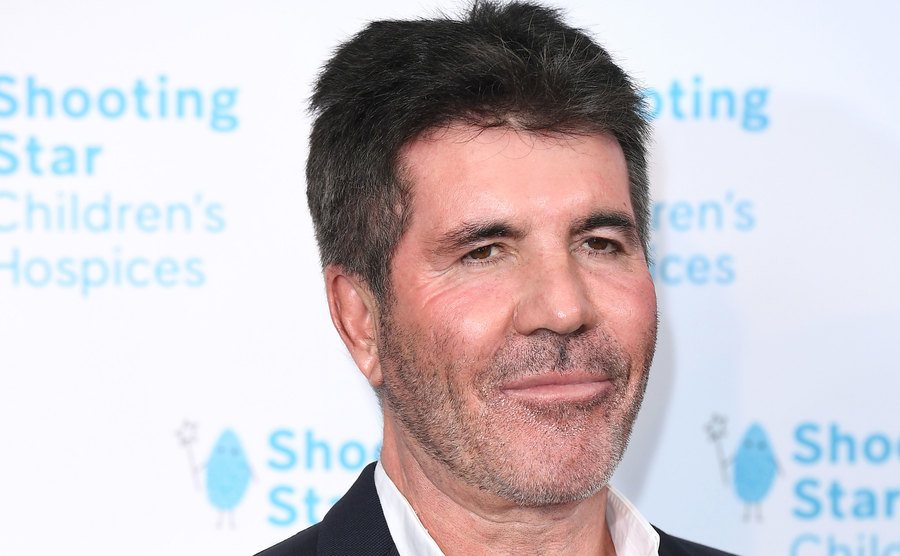 A portrait of Simon Cowell.