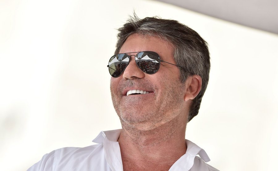 A portrait of Simon Cowell.