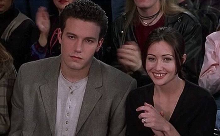 Ben Affleck and Shannen Doherty in Mallrats. 