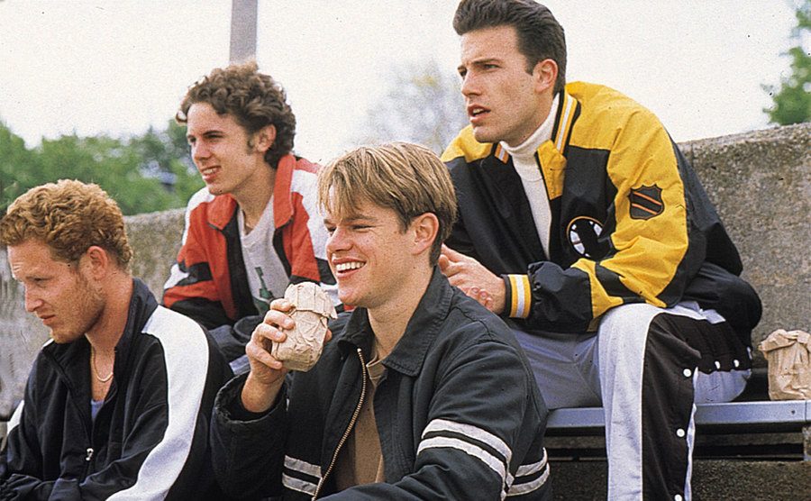 Cole Hauser, Casey Affleck, Matt Damon, and Ben Affleck 