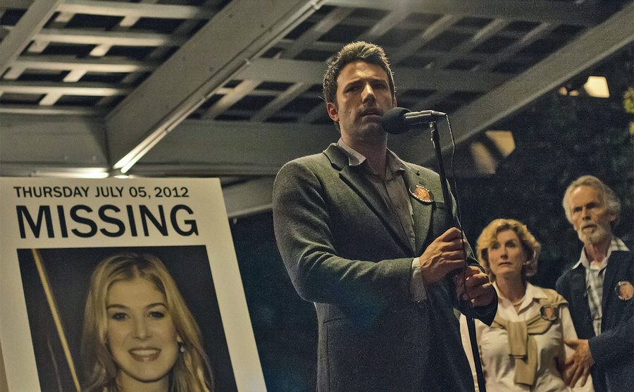 Ben Affleck as Nick Dunne in a still from Gone Girl. 