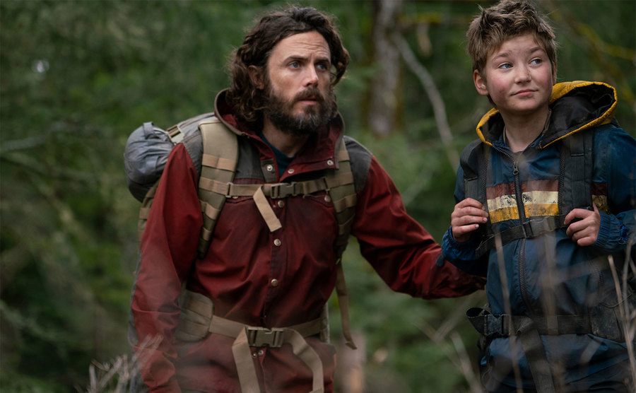 Casey Affleck and Anna Pniowsky in a still from Light of My Life. 