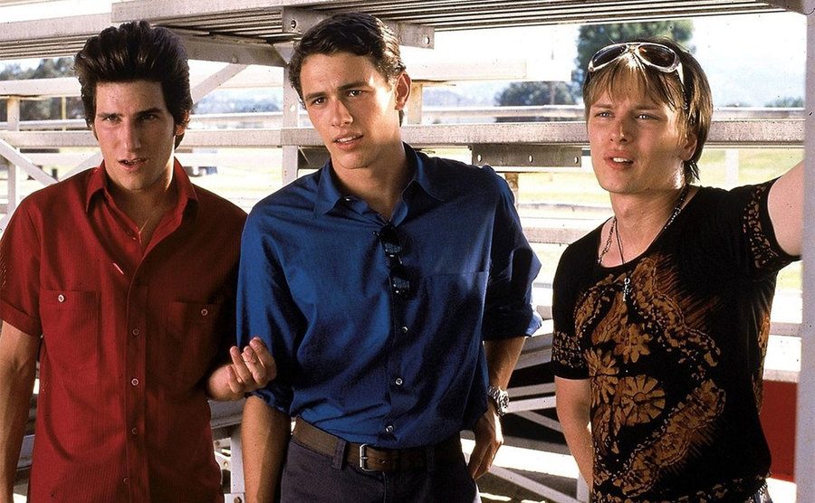 James Franco in a still from Never Been Kissed.