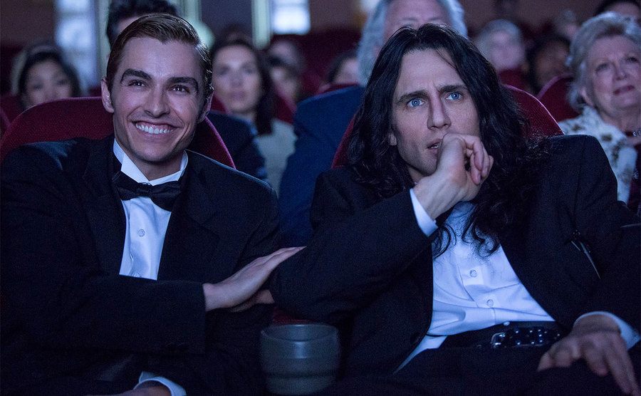 Dave and James in a still from the film.