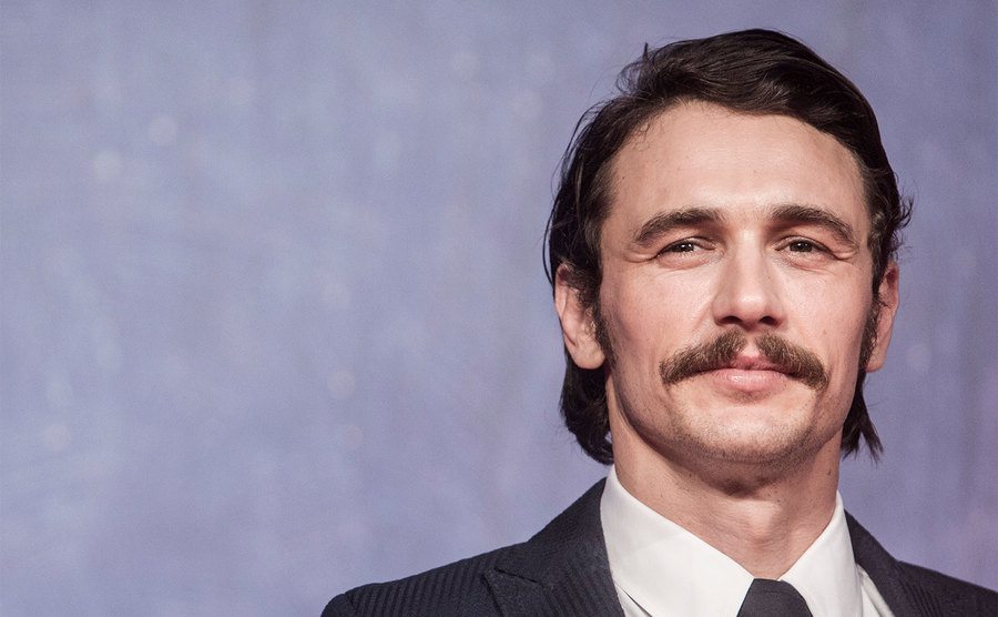 A portrait of James Franco.