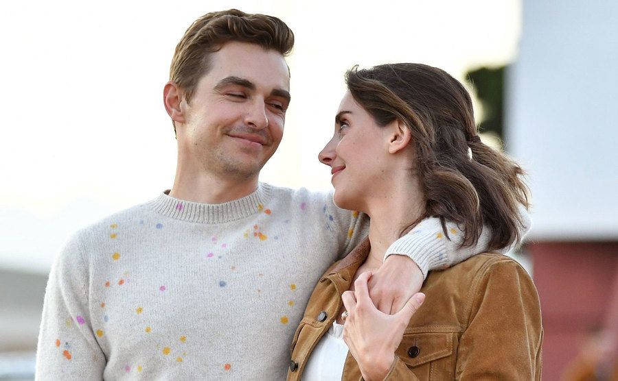 Dave Franco and Alison Brie go to a drive-in.