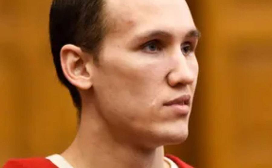 A photo of Jacob during the trial.