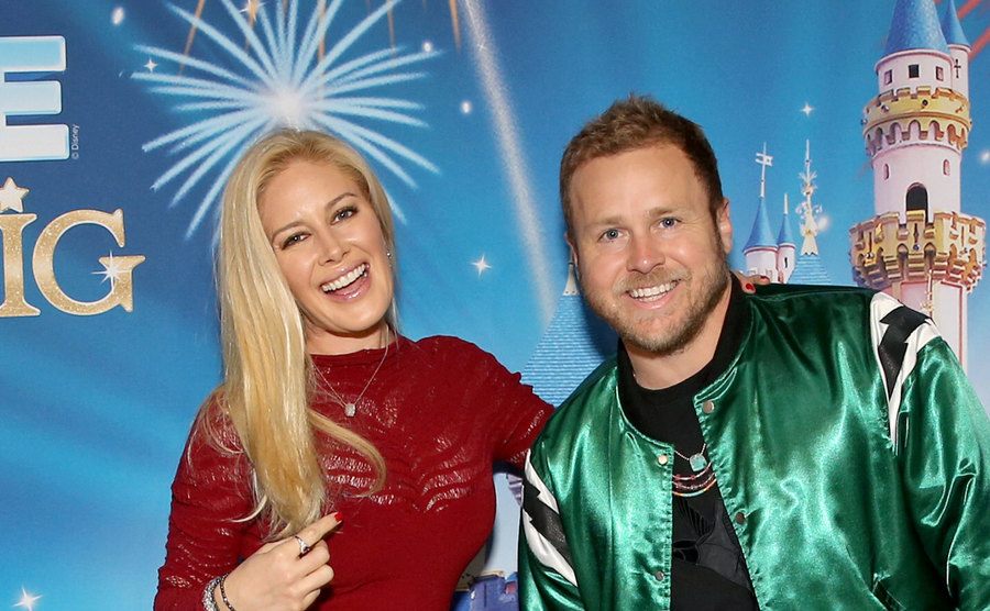 Heidi Montag and Spencer Pratt attend an event.