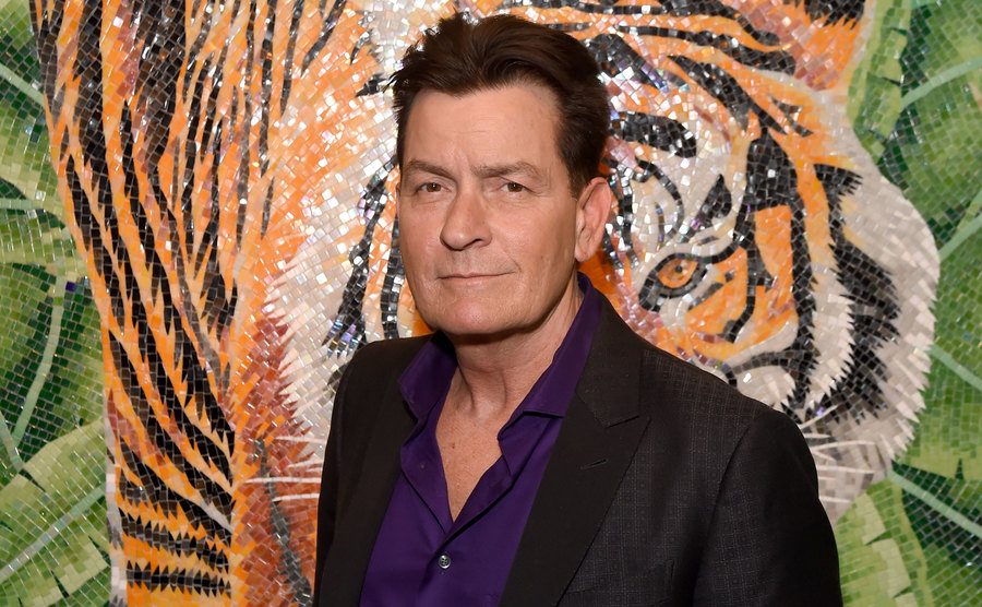 Charlie Sheen attends an event.