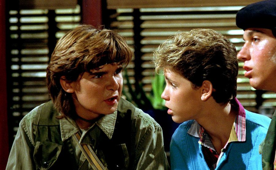 A still of Corey Feldman in a scene from the film.