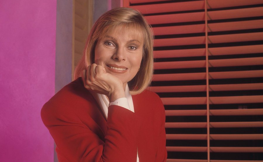 Jenny Jones poses for a portrait at the studio.