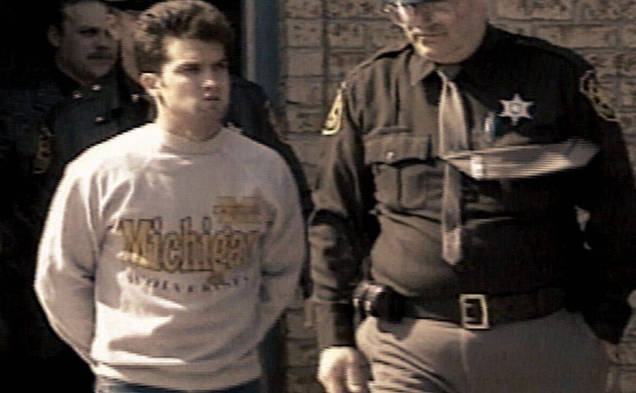 An image from Schmitz’ arrest.