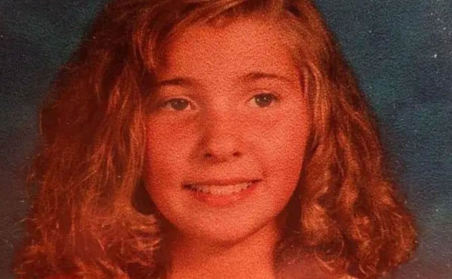 A picture of Katie as a young girl.