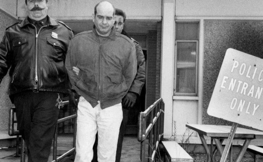 An image of Esposito’s arrest.