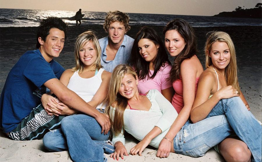 A promotional portrait of the cast from Laguna Beach: The Real Orange County.