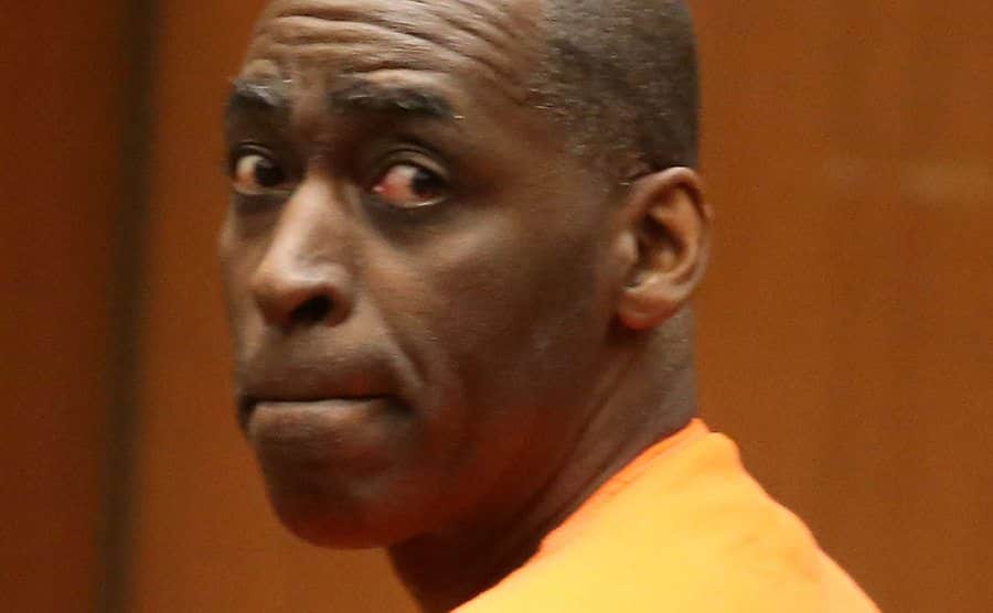 An image of Michael in court.