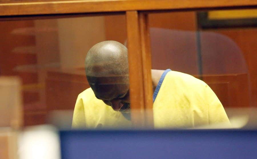 Michael appears in court.