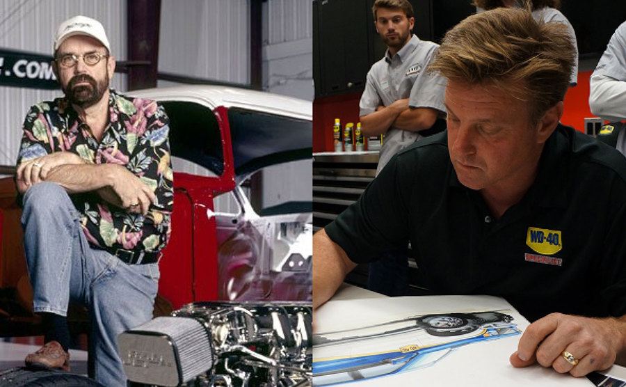 A photo of Coddington / A picture of Chip at work.