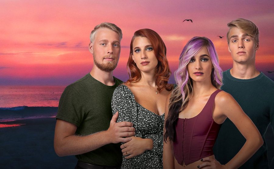 Ethan, Olivia, Moriah, and Micah pose in a promotional portrait.