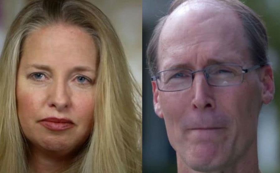 A portrait of Kim / A photo of Barry.
