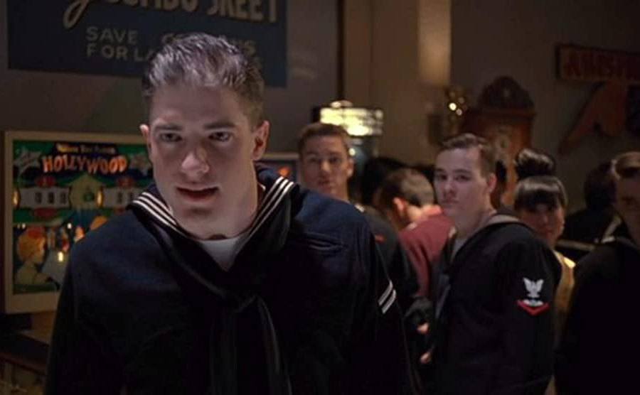 Fraser in a scene from Dogfight.