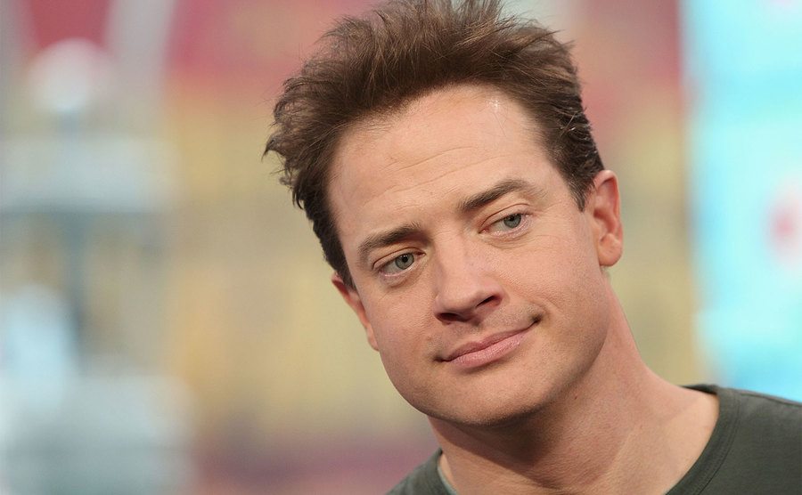 Brendan Fraser visits MTV's