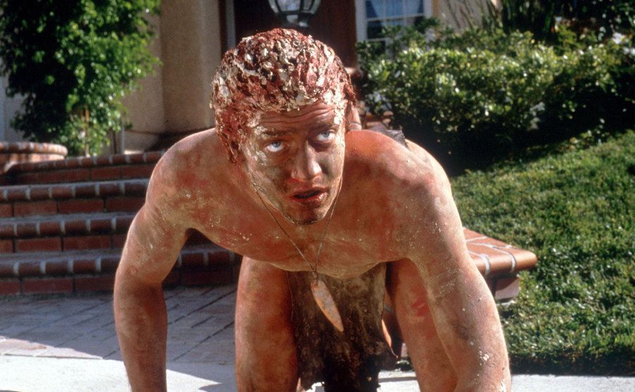 Brendan Fraser as Link from the Encino Man.