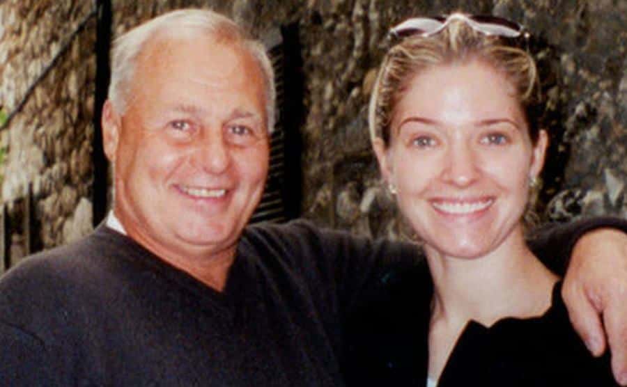 A dated picture of Girardi with his wife.