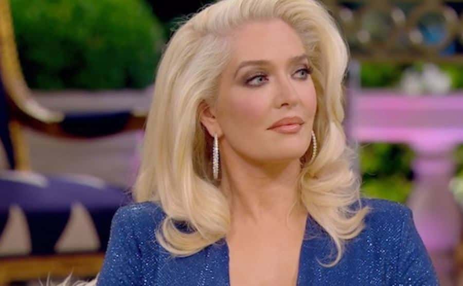 An image of Erika during an interview.