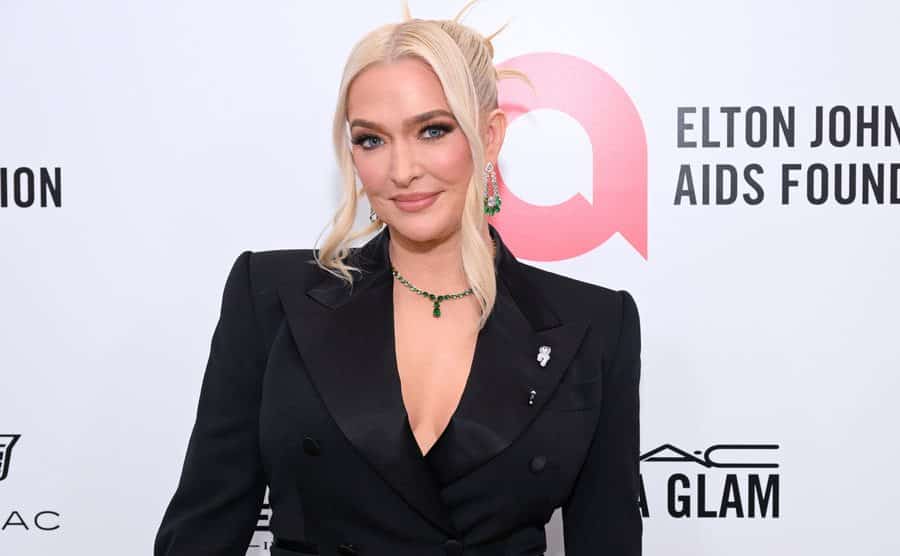 Erika attends an event.