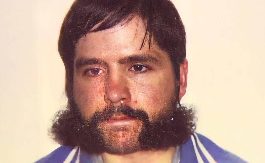 A dated portrait of Larry Hall.