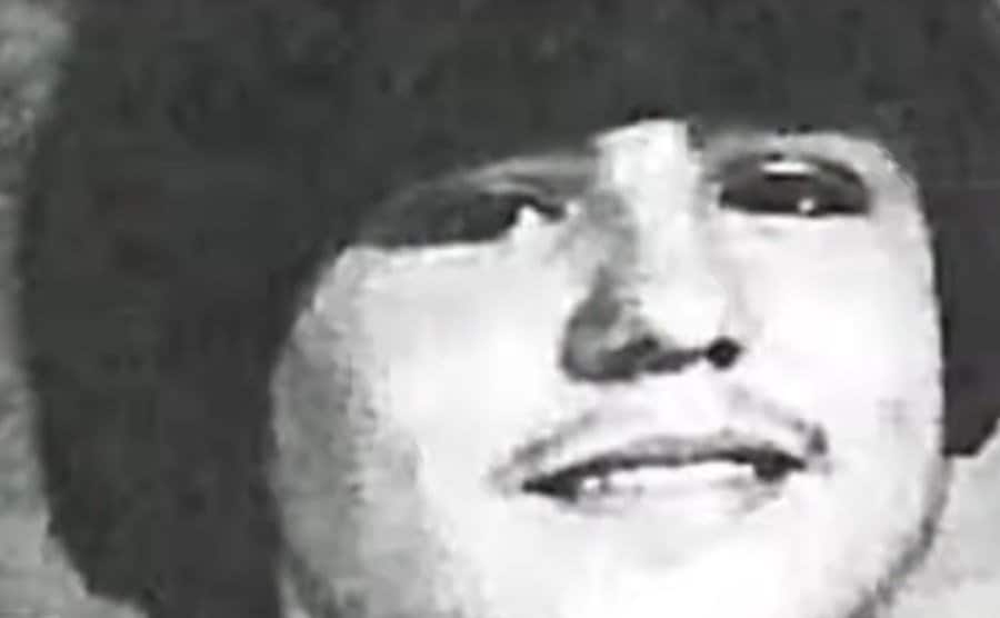 A portrait of Larry Hall in his teens.