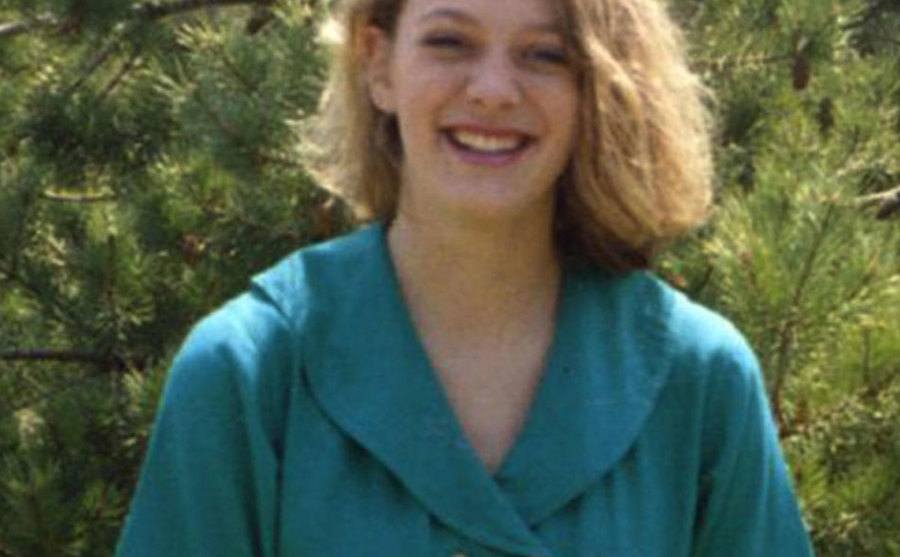 A dated picture of Laurie Depies smiling at the camera.
