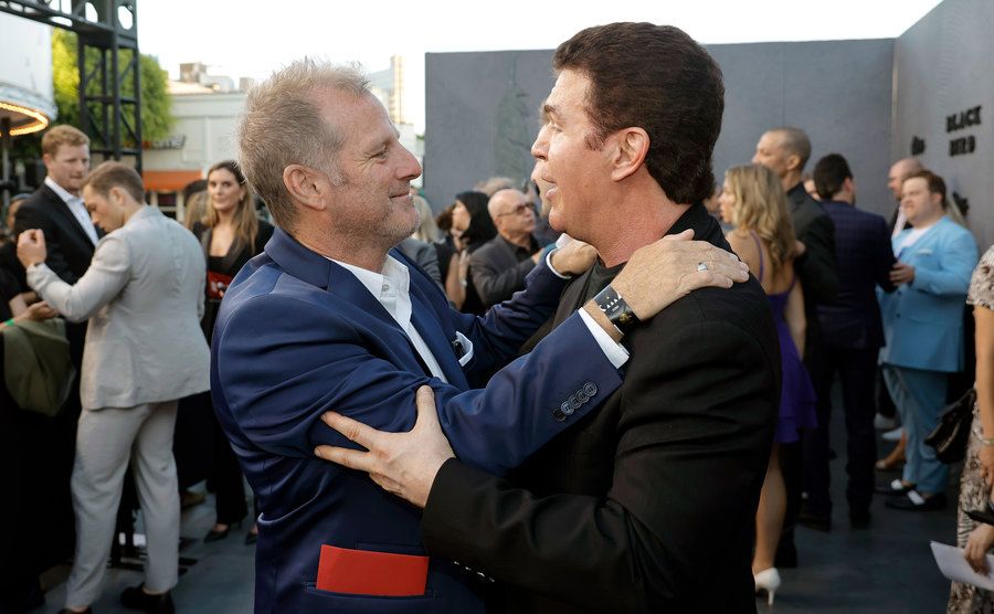Bradley Thomas and Jimmy Keene attend an event.