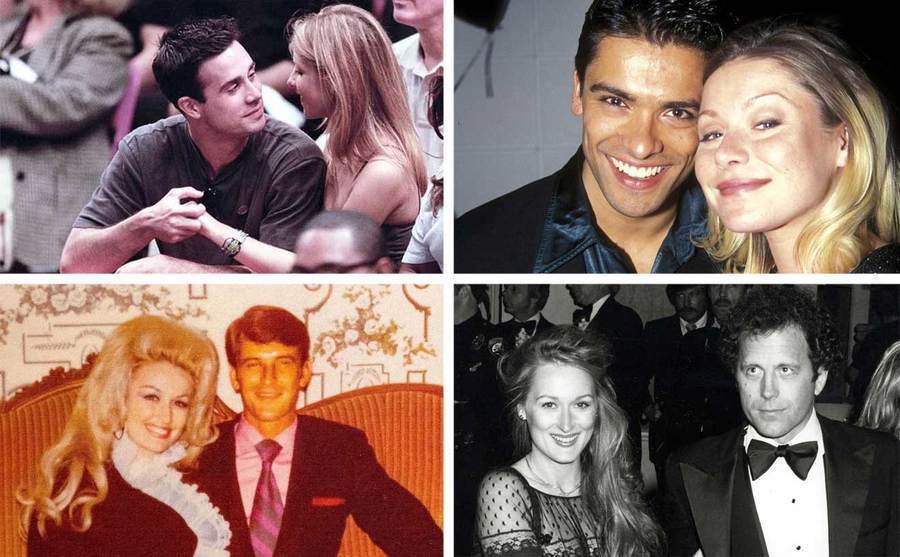 Freddie Prinze Jr. and Sarah Michelle Gellar / Mark Consuelos and Kelly Ripa / Dolly Parton and Carl Dean / Meryl Streep and Don Gummer