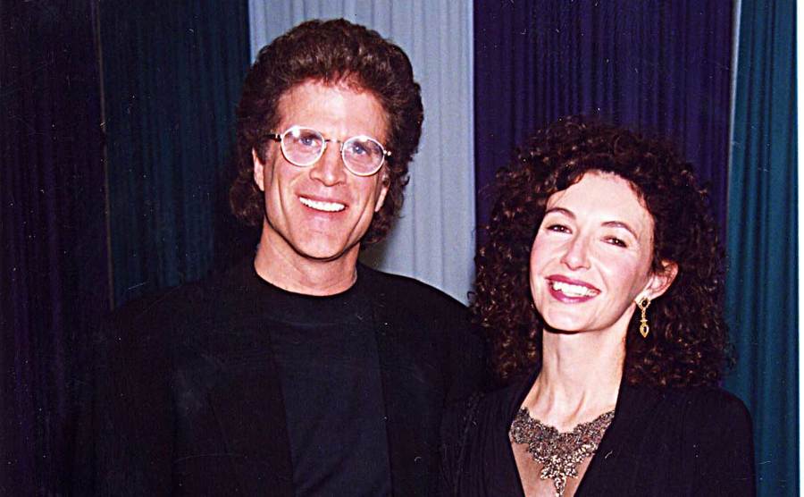 A photo of Mary Steenburgen and Ted Danson.