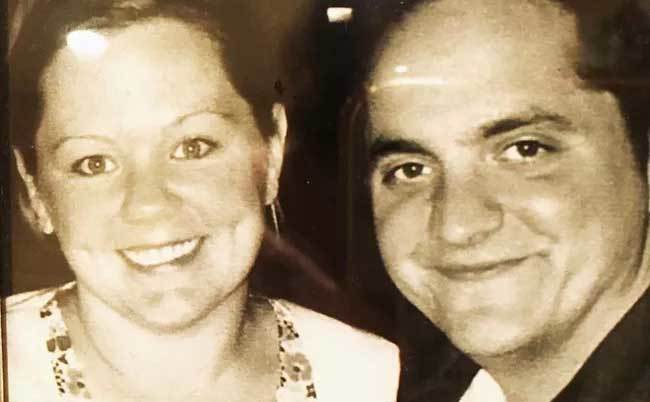 A photo of Melissa McCarthy and Ben Falcone.