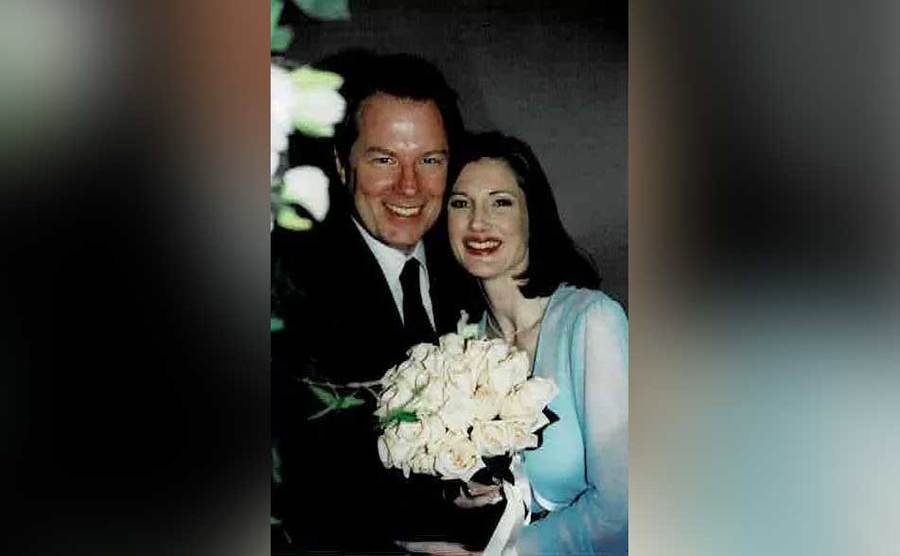 A photo of Michael McKean and Annette O’Toole at an event.