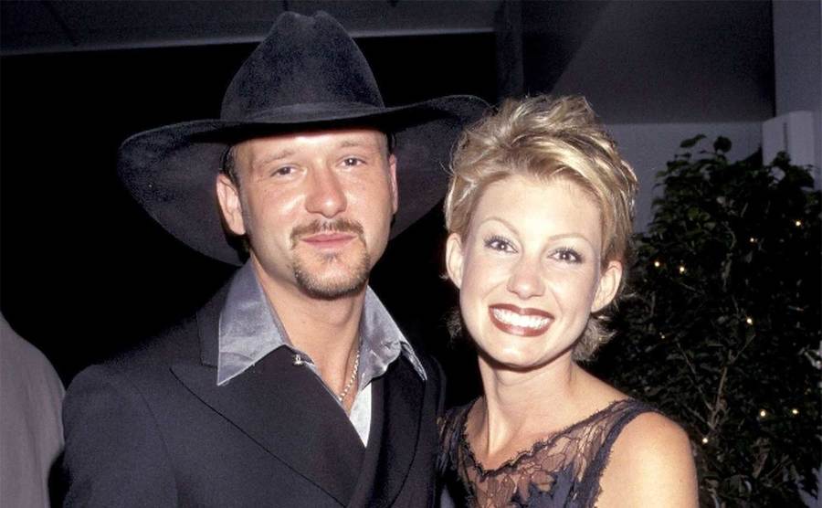 Faith Hill and Tim McGraw attend an event.