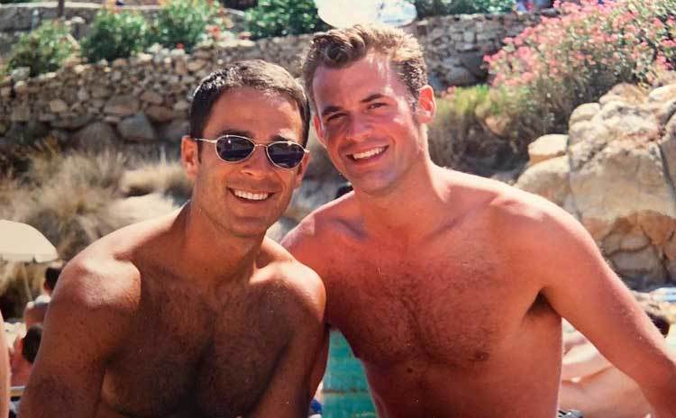 A photo of Brad Goreski and Gary Janetti.